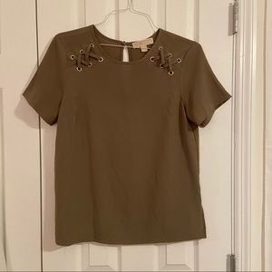 Olive green Michael Kors blouse